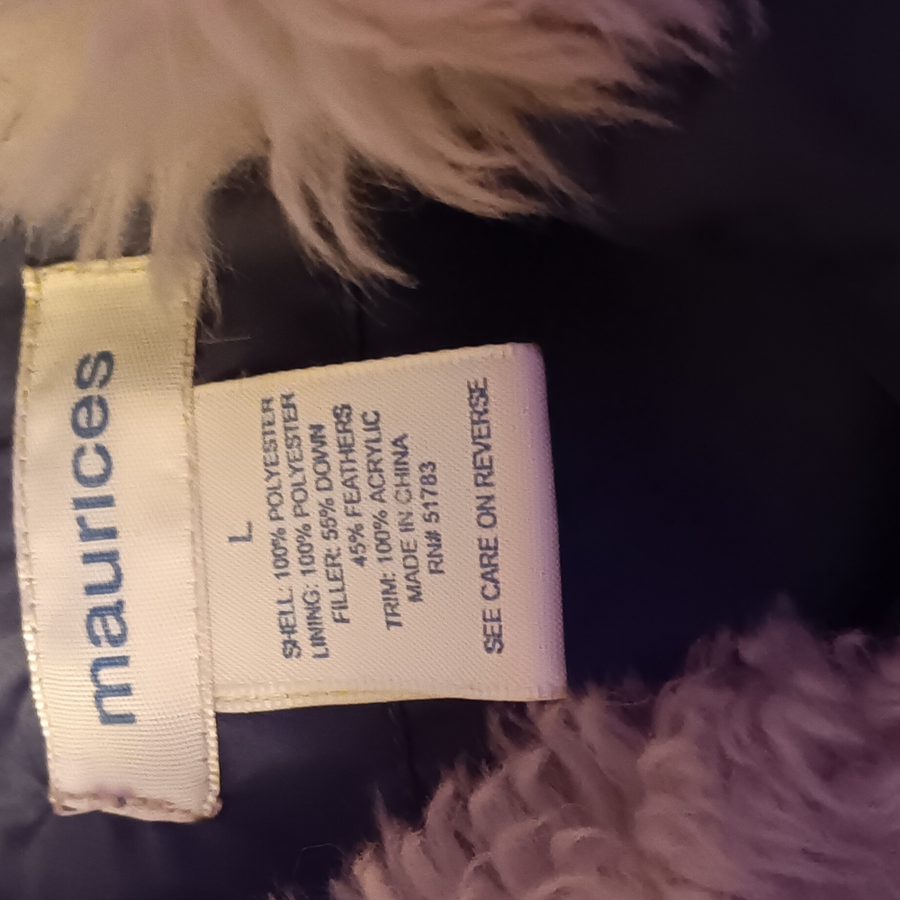 Maurices Blue and Cream Jacket